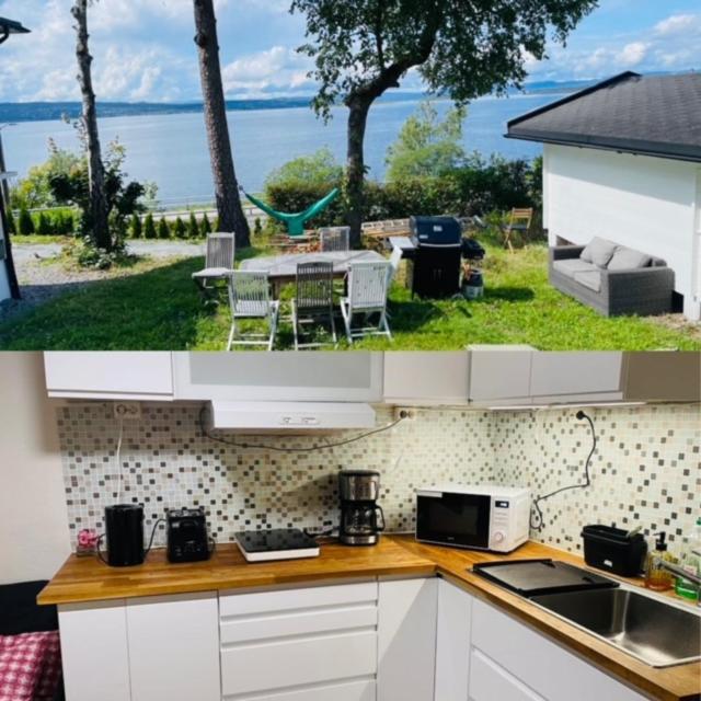 Nice Apartment With1 Bedroom Separate Living Room With A Sofa Bed And A Tiny Kitchen A Bathroom Located In Nordstrand Near By The Sea For 3 Guests With A Garden And Grill 5 Extra Guests With Extra Cost In The Cabin With Sea View Just Outside The Apar 오슬로 외부 사진